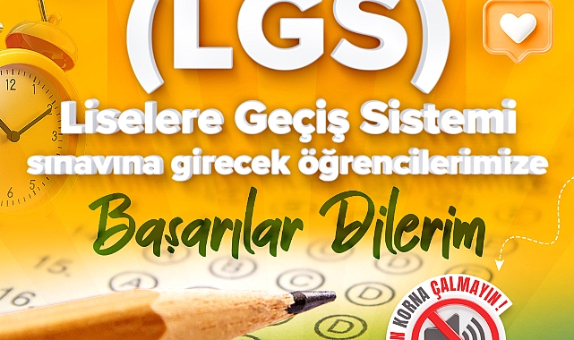 Büyükkılıç'tan LGS'ye girecek öğrencilere başarı mesajı: