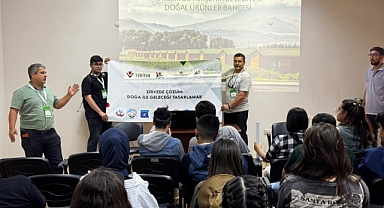 Büyükşehir'in Doğal Ürünler Bahçesi'ne anlamlı ziyaret: TÜBİTAK 4004 projesiyle geleceğin çevrecileri yetişiyor