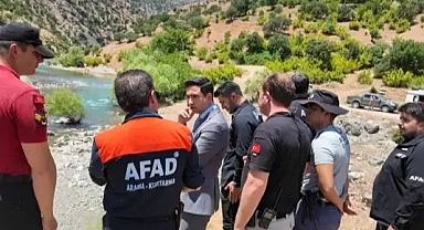 Çayda kaybolan Vedat'ı arama çalışmaları 4'üncü gününde
