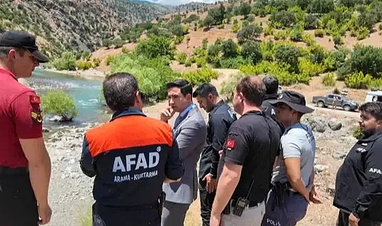 Çayda kaybolan Vedat'ı arama çalışmaları 4'üncü gününde