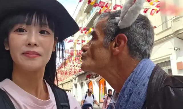 Japon turisti rahatsız eden şahıs açıklama yaptı!