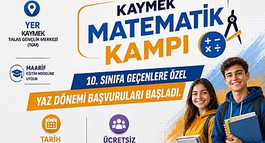 KAYMEK Matematik Kampı'nda yaz dönemi başvuruları başladı