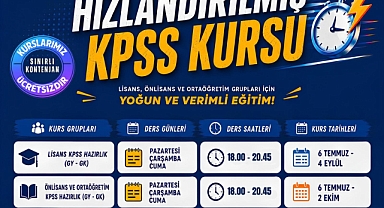 KAYMEK'ten KPSS adaylarına hızlandırılmış hazırlık desteği