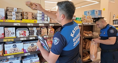 Kayseri Büyükşehir Zabıtası’ndan Zincir Marketlere Sıkı Denetim