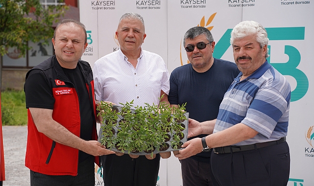Kayseri Ticaret Borsası'ndan 30 bin fidelik dev destek