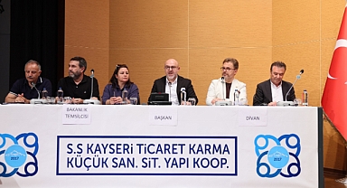 Kayseri Ticaret Karma Küçük Sanayi sitesi Yapı Kooperatifi’nde mali genel kurul