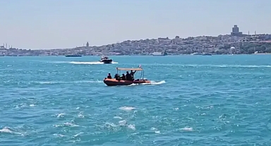 Üsküdar'da denizde görülen kişi için arama sürüyor