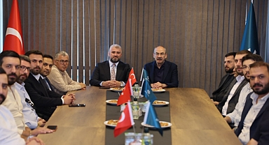 Ahiler Derneği Başkanı Emrah Kuş; Başkan Gülsoy'u ağırladı