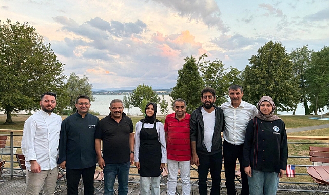 AKİB Genel Başkanı Hızar, Almanya'da staj yapan Kayserili öğrencilerle bir araya geldi