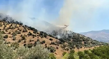 Aydın Makilerinde Yangın Meydana Geldi, Havadan ve Karadan Müdahale Sürüyor