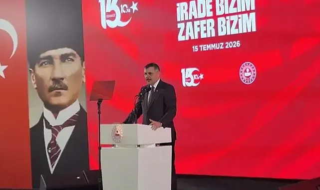 Bakan Çiftçi:15 Temmuz hafızamıza kazınmış bir şanlı, şerefli bir tarihtir!