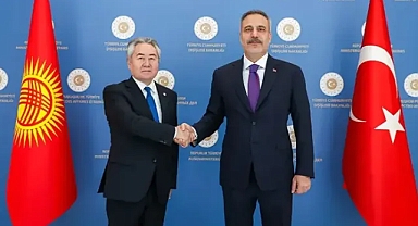 Bakan Fidan; Kırgızistan Dışişleri Bakanı ile bir araya geldi!