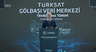 Bakan Uraloğlu; Türksat Gölbaşı Veri Merkezi’nin temel atma törenine katıldı
