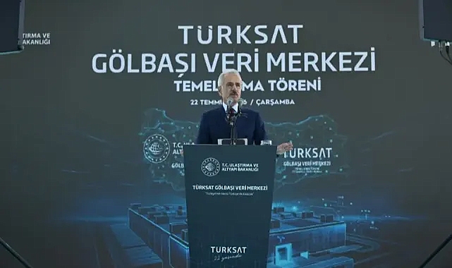 Bakan Uraloğlu; Türksat Gölbaşı Veri Merkezi’nin temel atma törenine katıldı