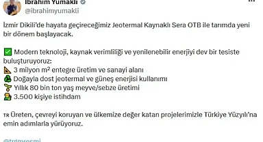 Bakan Yumaklı açıkladı; Tarım sektöründe yeni bir döneme giriliyor!