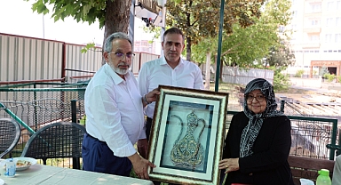 Başkan Yalçın'dan Kalpaklıoğlu ailesine teşekkür!
