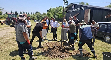 Böke Kano Merkezi'nde çevre düzenleme çalışmaları incelendi