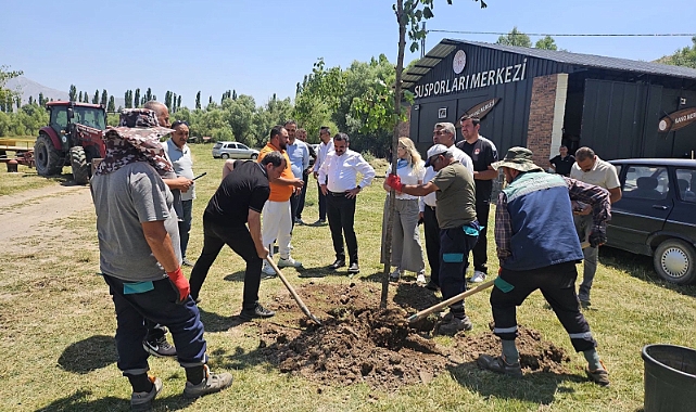 Böke Kano Merkezi'nde çevre düzenleme çalışmaları incelendi