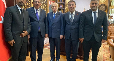 Bünyan heyeti, Devlet Bahçeli'yi ziyaret etti