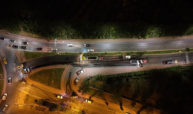 Büykşehir'den; Kerkük Bulvarına sıcak asfalt yatırımı