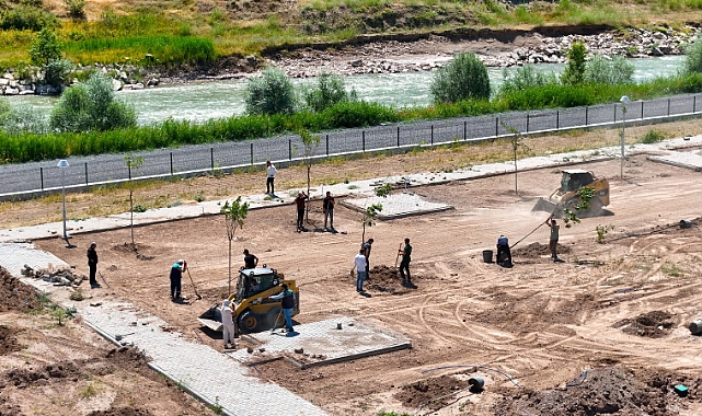 Büyükşehir'den Şahruh Köprüsü yanına dev rekreasyon alanı: çalışmalar başladı