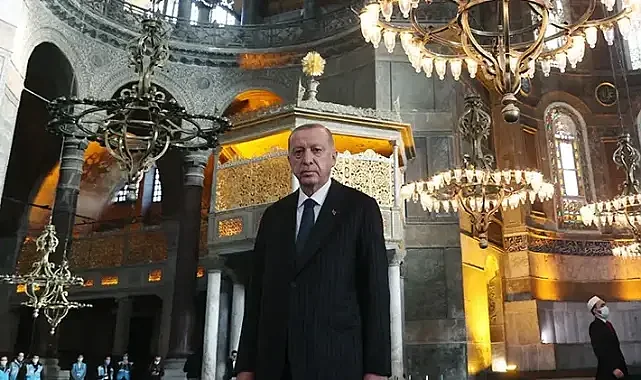 Cumhurbaşkanı Erdoğan Ebediyete kadar Atasofya'da ezan sesleri yükselecek!