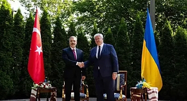 Dışişleri Bakanı Fidan, Ukrayna Dışişleri Bakanı Sibiha ile Kiev'de görüştü