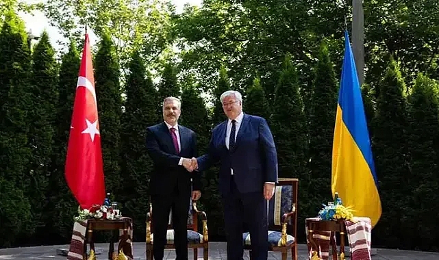 Dışişleri Bakanı Fidan, Ukrayna Dışişleri Bakanı Sibiha ile Kiev'de görüştü