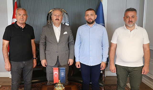 Erciyes 38 FK yönetiminden Başkan Palancıoğlu'na ziyaret!