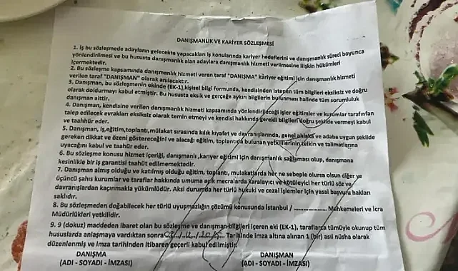 İş garantili dolandırıclık, işşiz bıraktı!