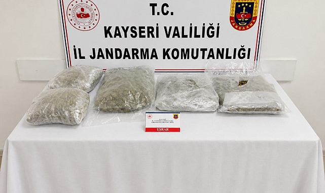 Kayseri'de 1 kişiye uyuşturucu gözaltısı