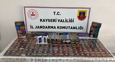 Kayseri'de 10 bin adet kaçak elektronik sigara kartuşu ele geçirildi