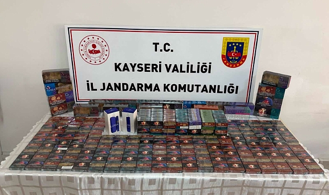 Kayseri'de 10 bin adet kaçak elektronik sigara kartuşu ele geçirildi