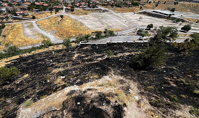 Kayseri’de otluk arazide çıkan yangın söndürüldü