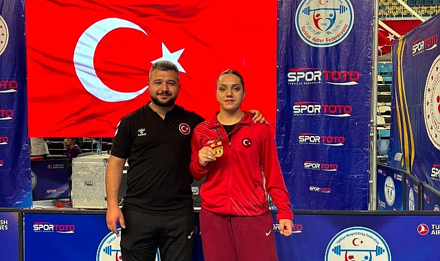 Kayseri'li milli sporcudan halterde Türkiye şampiyonluğu