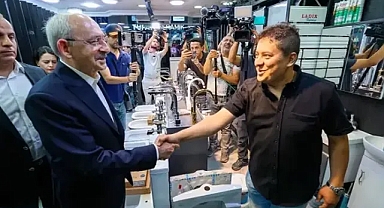 Kılıçdaroğlu'ndan kameralar eşliğinde esnaf ziyareti!