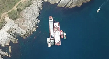Kocaeli’de karaya oturan gemi, 7 milyon 411 bin TL ile başlayarak açık arttırma ile satılacak