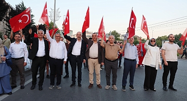KTO, KAYSO, KTB, MÜSİAD, MİMARSİNAN, İNCESU VE ERCİYES OSB, 15 Temmuz'da Meydan'da aynı inançla nöbetteydi!