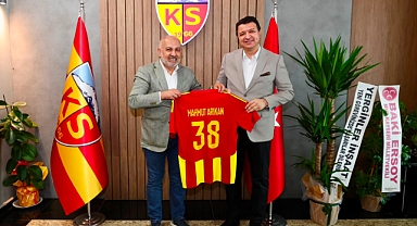 Mahmut Arıkan'dan Kayserispor yönetimine hayırlı olsun ziyareti