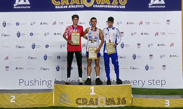 Mustafa Kaya U20 Balkan Şampiyonası'nda gümüş madalya kazandı