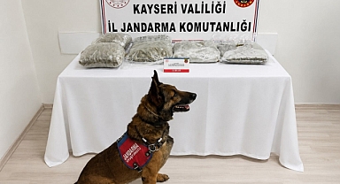 Otomobilin bagajında 5 kilogram esrar ele geçirildi; 1 gözaltı