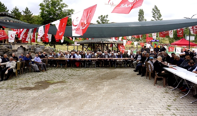 Saadet Partisi Kayseri Teşkilatı geleneksel piknik programında bir araya geldi