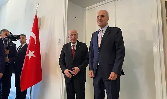 TBMM Başkanı Kurtulmuş, Bahçeli ile görüştü!