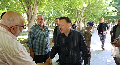 Vali Çiçek'ten; esnaf ve vatandaşlara ziyaret!